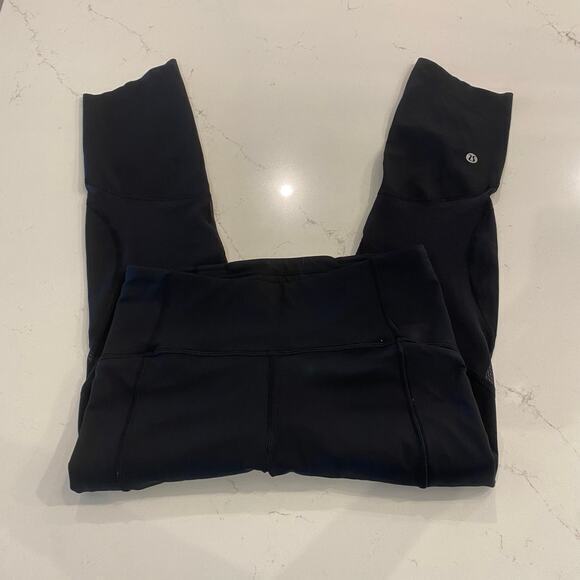 Lululemon On Pace Crop Leggings‎ Black Size 4 - Picture 6 of 10